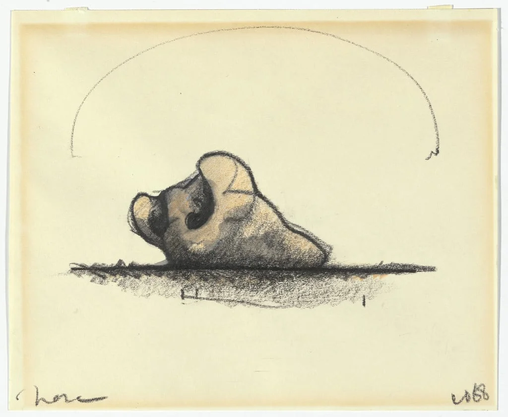 Untitled, by Claes Oldenburg, watercolor, 1968