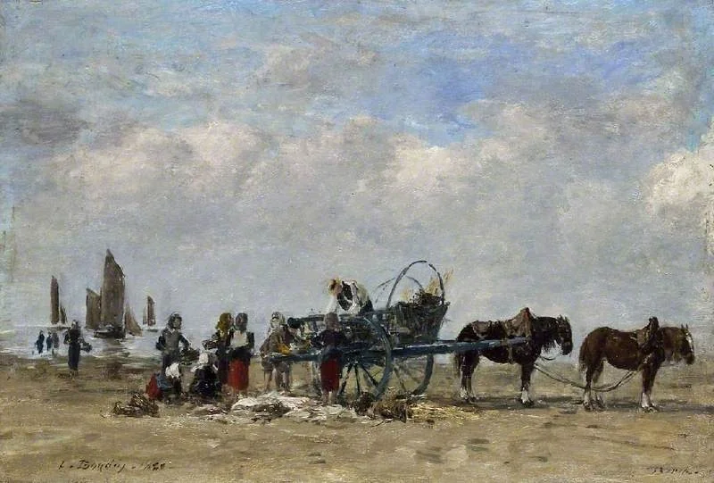 The fish-cart, Berck