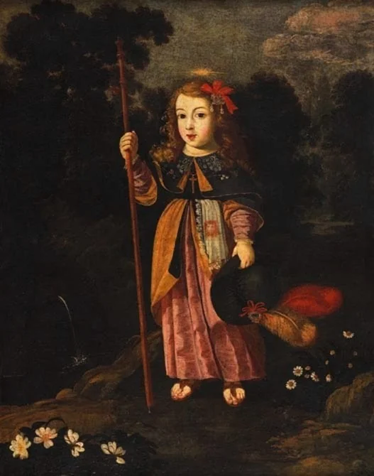 Child Jesus Pilgrim, by Josefa de Óbidos, oil, 1650