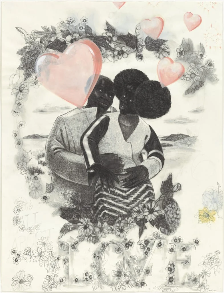 Untitled, by Kerry James Marshall, gouache, 2004