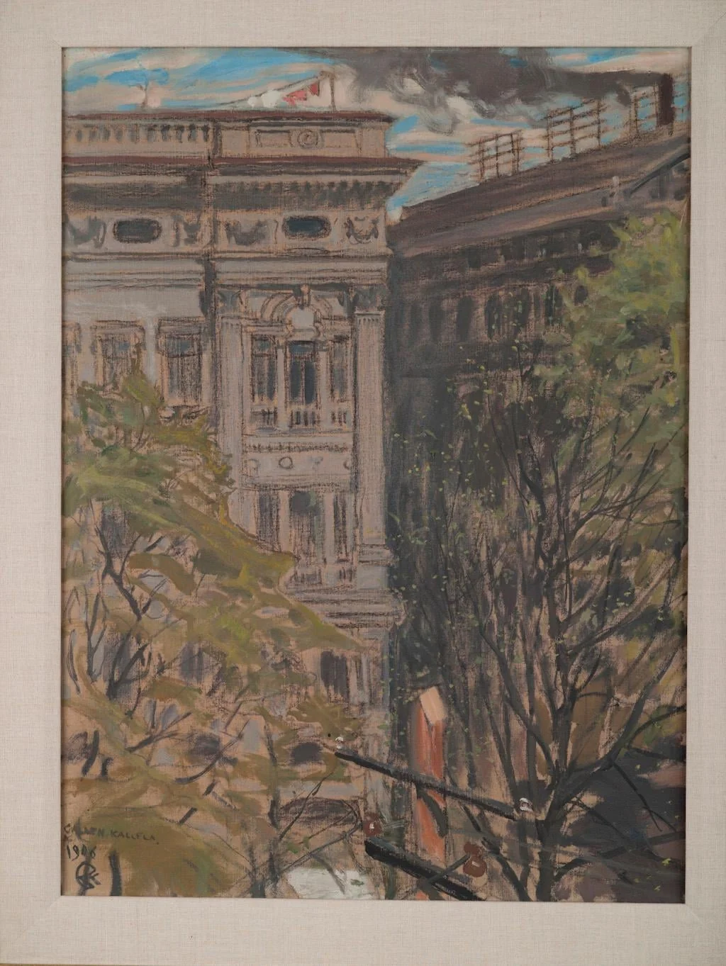 Kevätpäivä Helsingissä, Esplanadi, by Akseli Gallen-Kallela, unspecified
