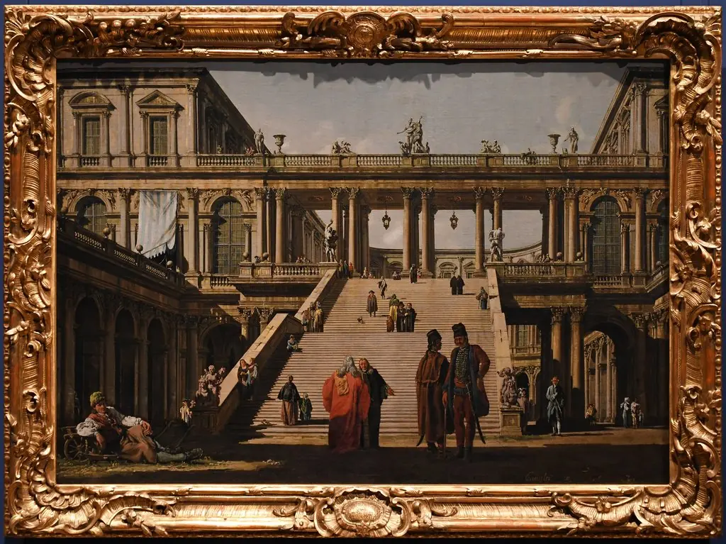 Veduta Ideale with Palace Staircase