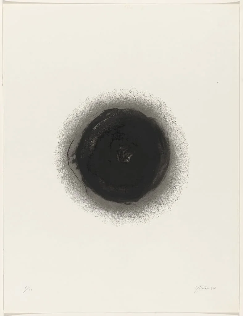 Untitled, by Otto Piene, ink, 1964