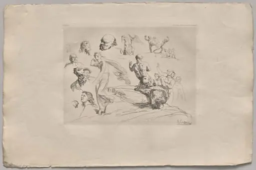 Sheet of Sketches