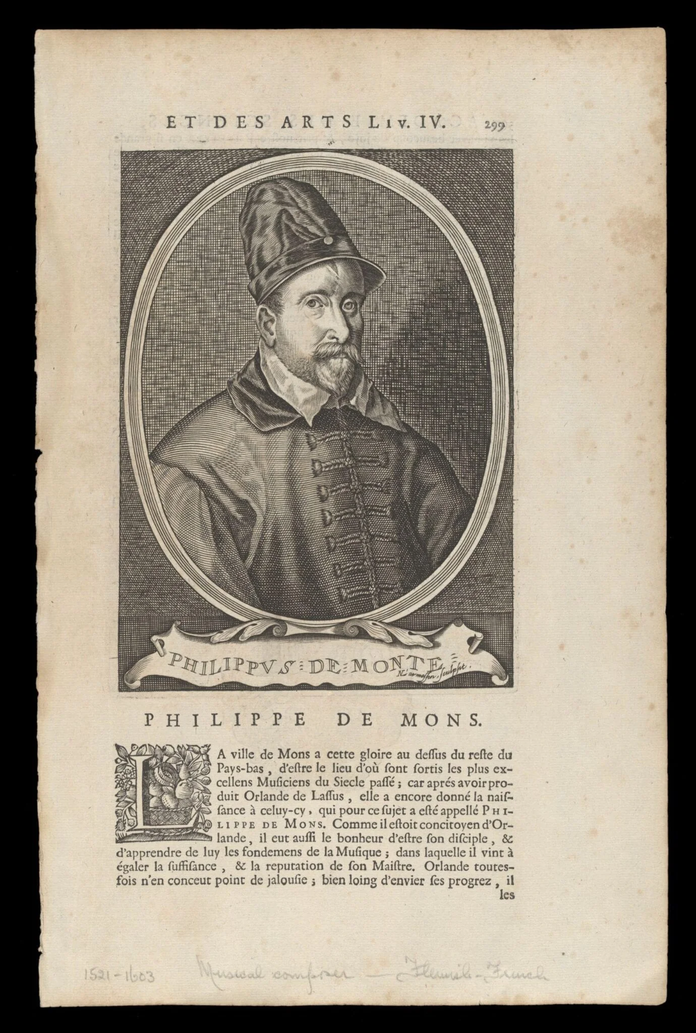 H Beard Print Collection, by N. L'armessin, 1550
