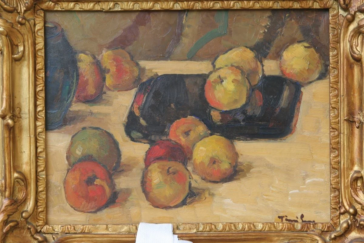 Natură moartă (Mere), by Nicolae Tonitza, unspecified