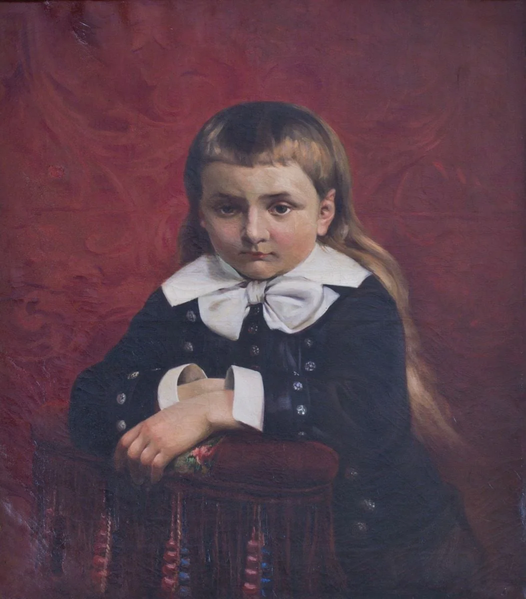 Profesorul George Capșa la vârsta de 8 ani, by Theodor Aman, unspecified, 1884