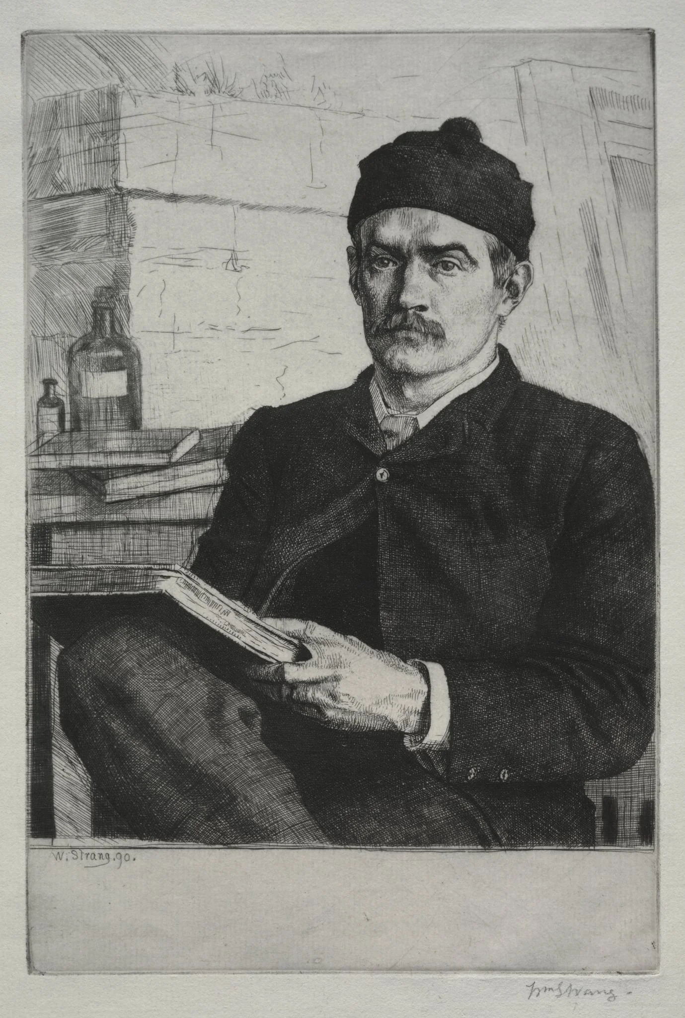 Self-Portrait, by William Strang, 1890