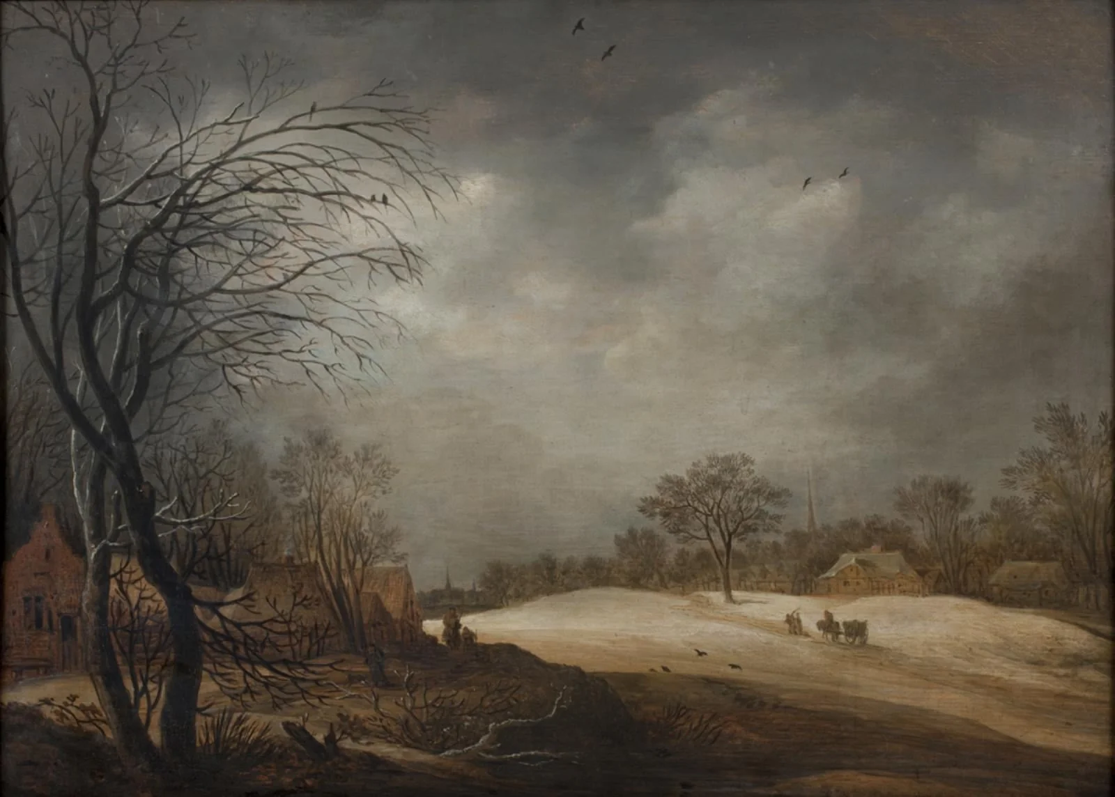 Winter Landscape, by Unknown, unspecified, 1650