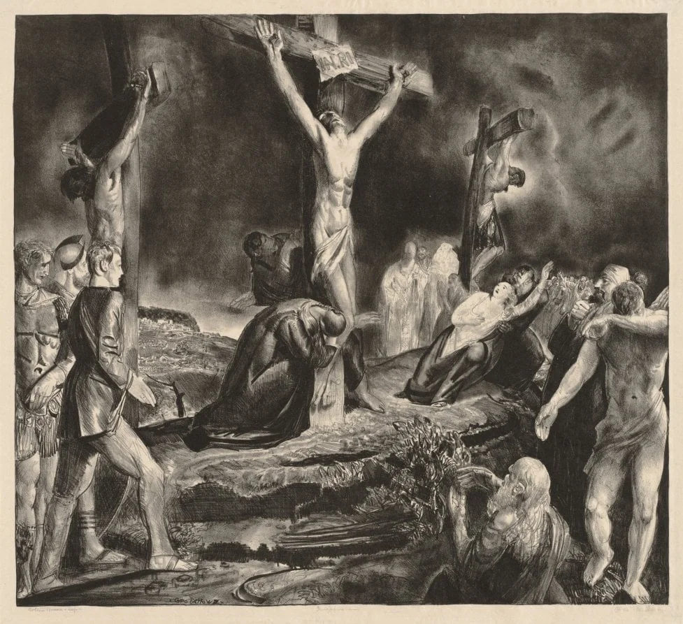 Crucifixion of Christ, by George Bellows, 1923