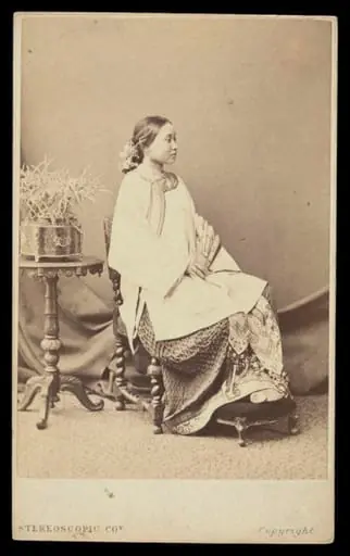 A portrait of a woman Kin Foo