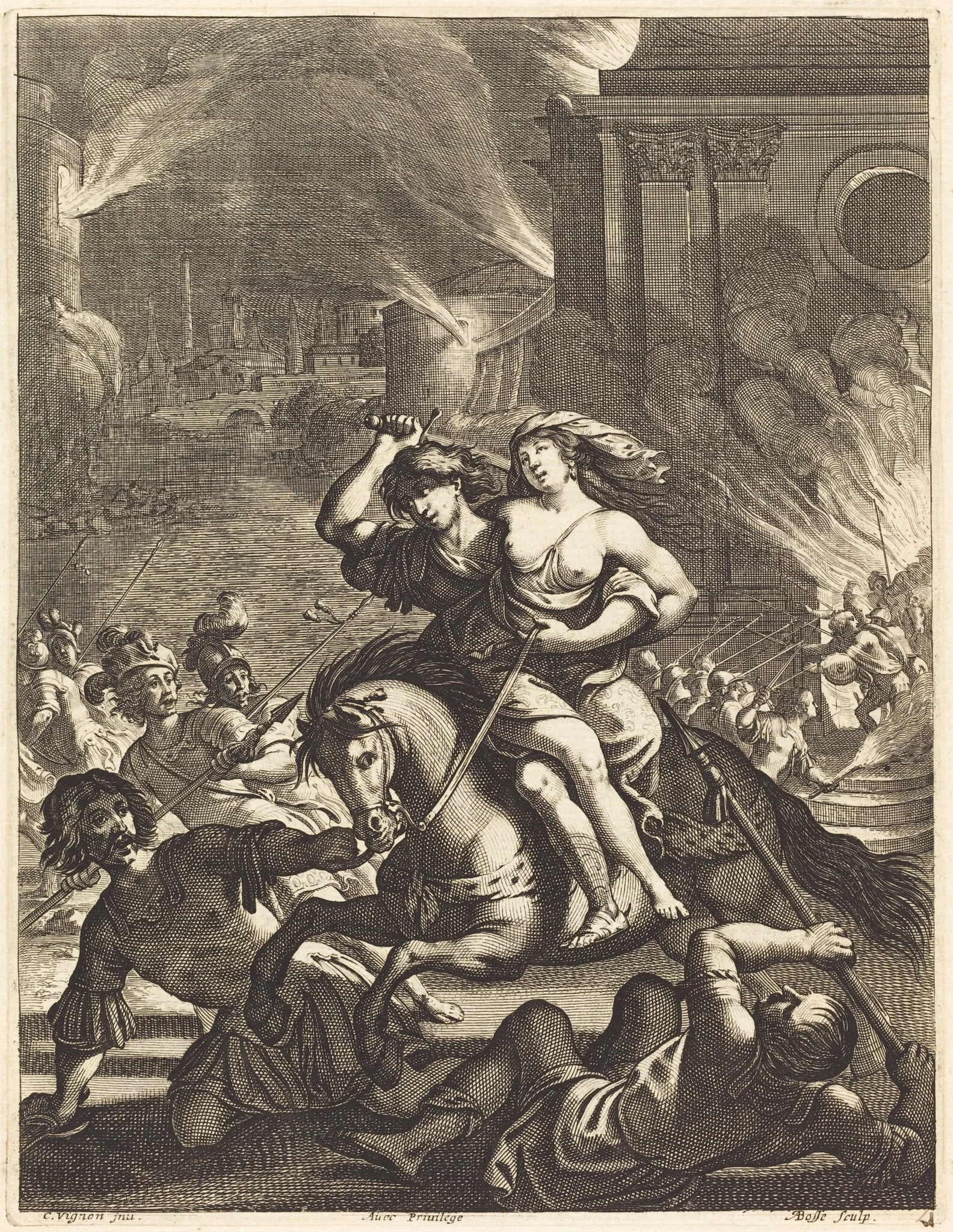 Illustration to Jean Desmarets' "L'Ariane"