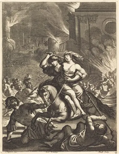 Illustration to Jean Desmarets' "L'Ariane"