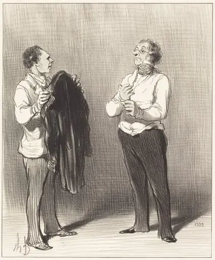 (Le Domestique) - Monsieur ferait bien...