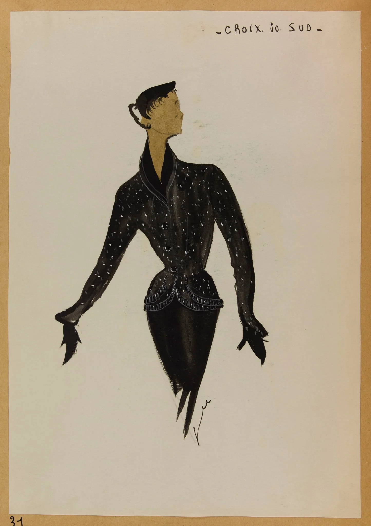 Croix du Sud, by Carven, 1952