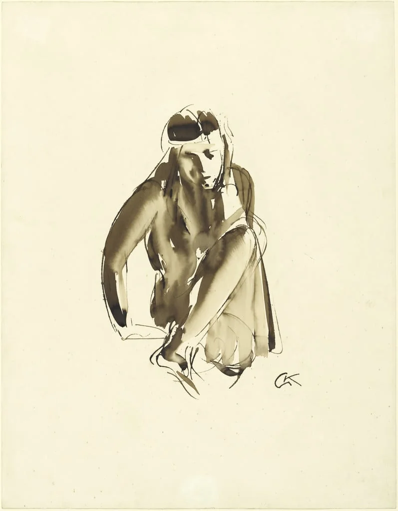 Untitled, by George Kolbe, ink, 1918