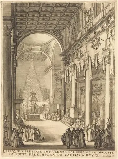 The Catafalque of the Emperor Mathias