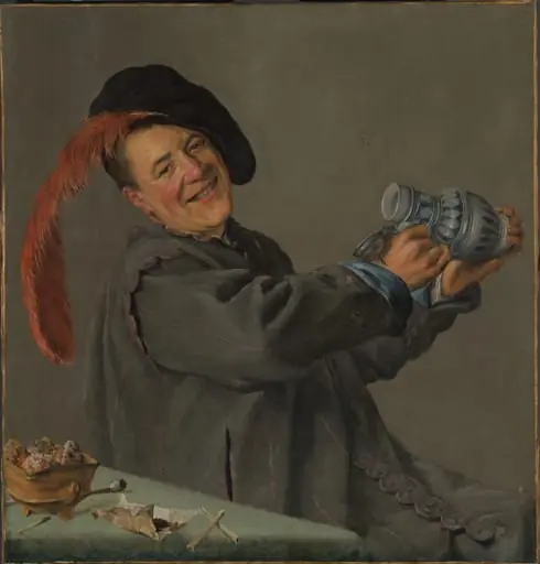 De vrolijke drinker
