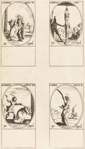 St. Catharine of Siena; St. Marian; St. Eutropius; St. Sophia