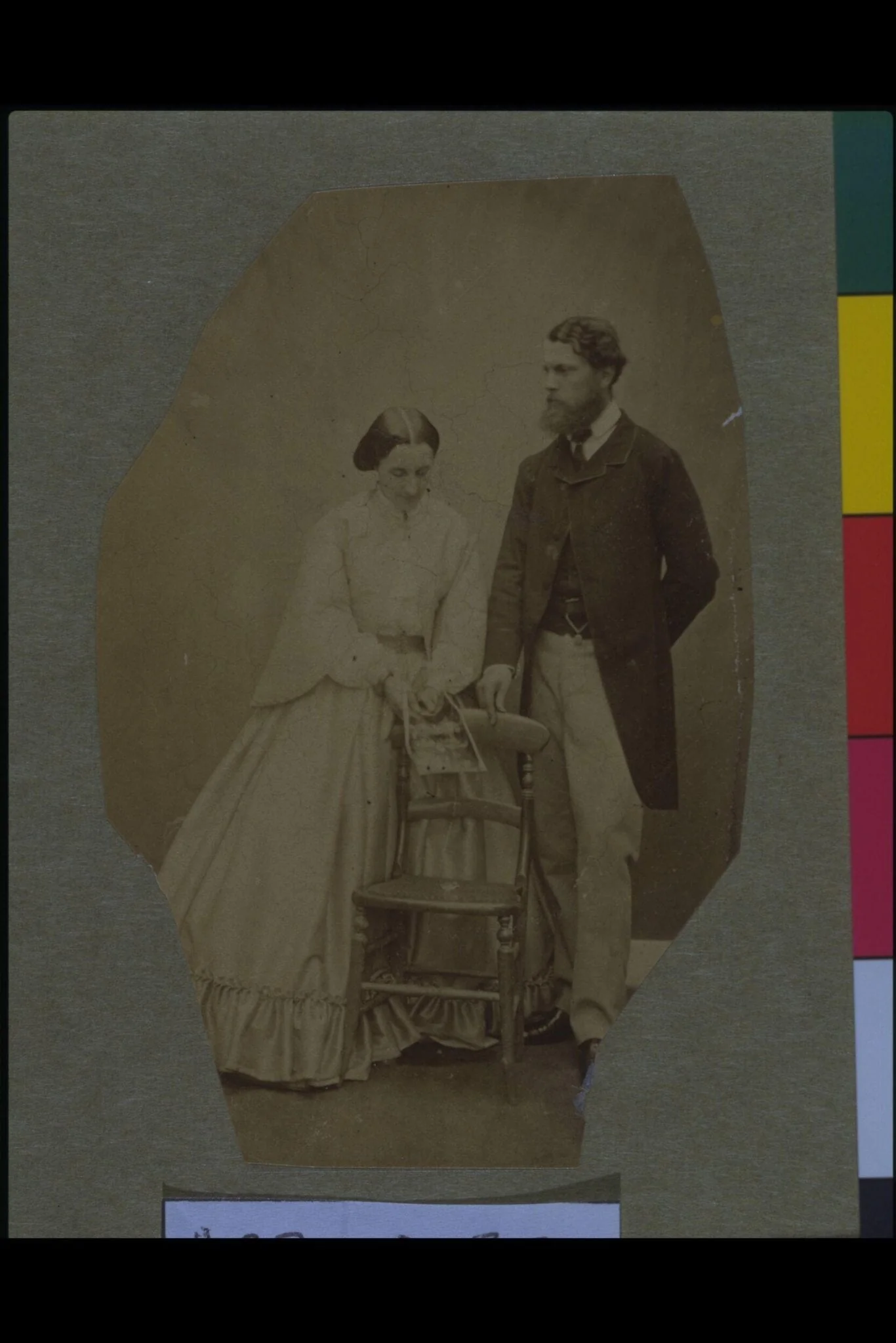 Clementina Hawarden or Anne Bontine with Donald Cameron of Lochiel, 5 Princes Gardens