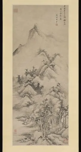 清　王翬　溪山雨霽圖　軸|Clearing after Rain over Streams and Mountains