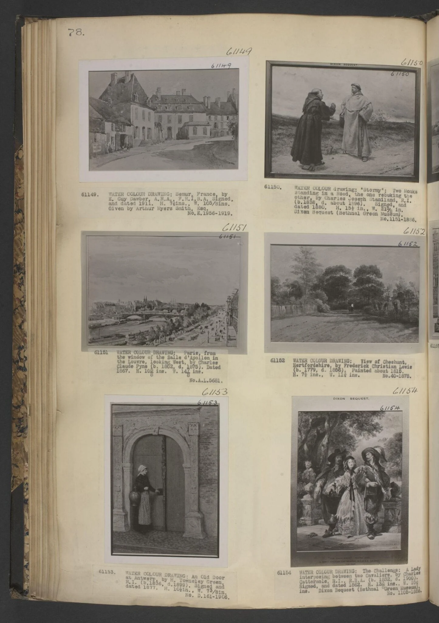 Stormy : Two monks standing in a road, the one rebuking the other