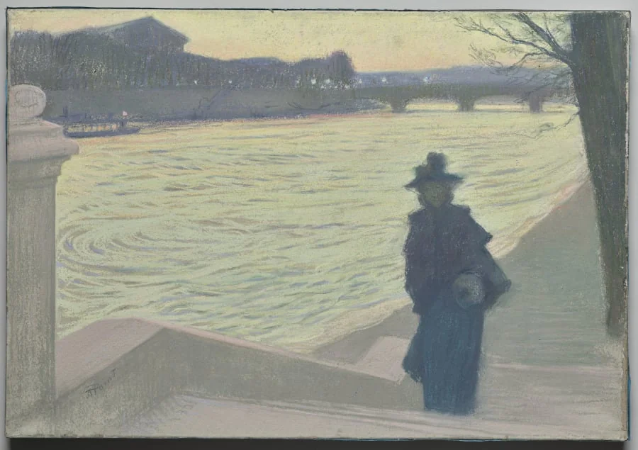 Quais de Seine en nocturne, by Armand Point, 1890