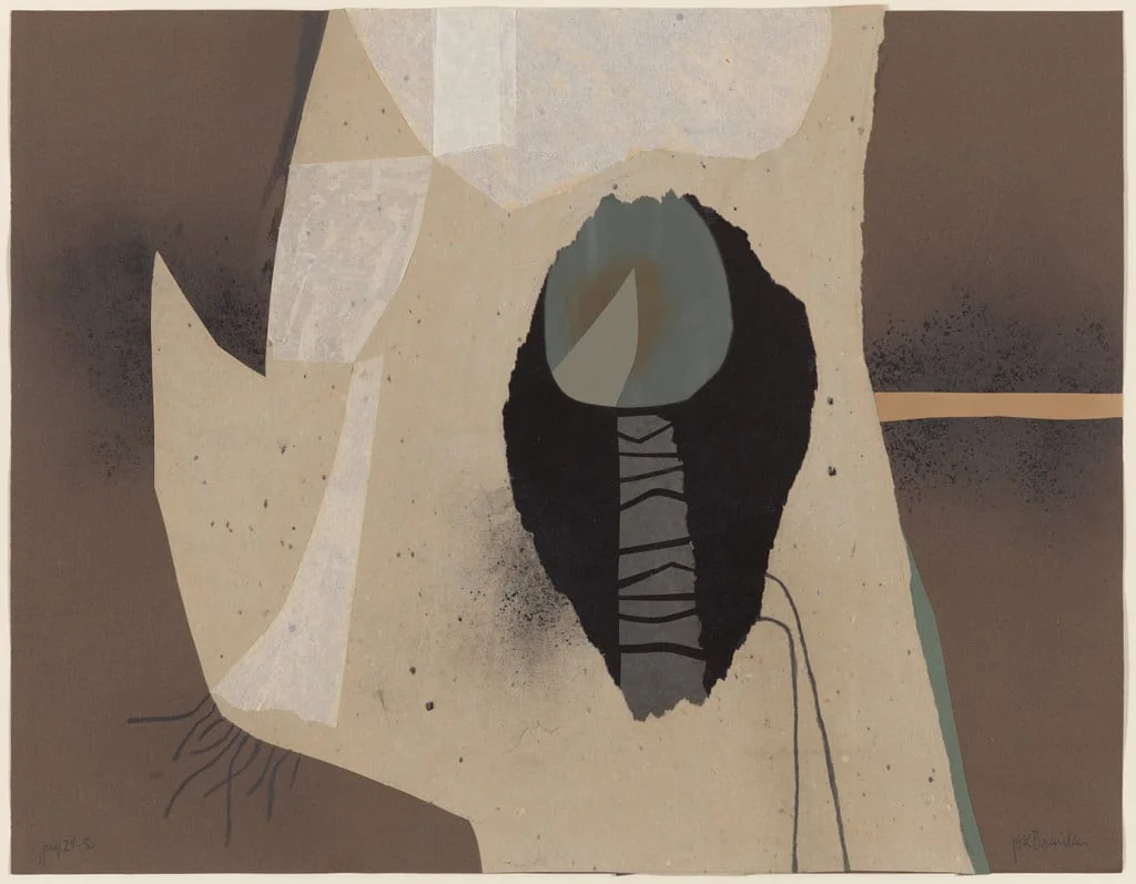 Untitled, by José Ygnacio Bermúdez, tempera, 1956
