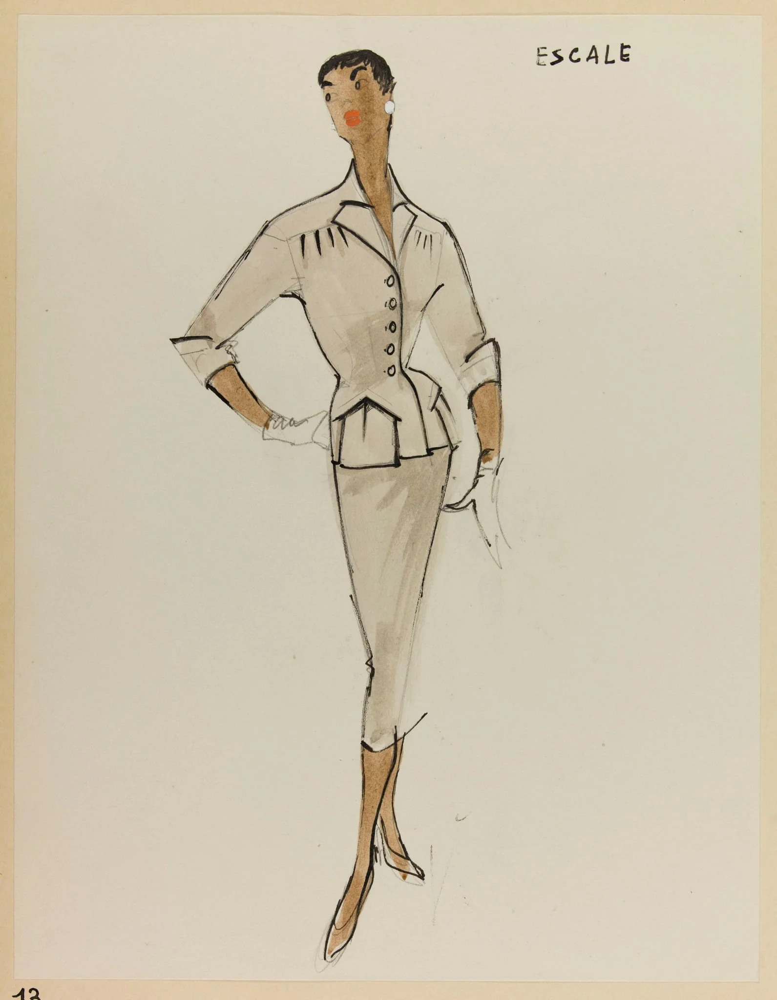 Escale, by Marie-Louise Carven, 1953