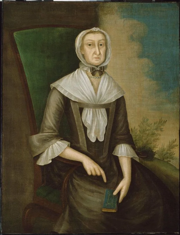 Mrs. John Edwards (Abigail Fowle), by Joseph Badger, oil, 1750