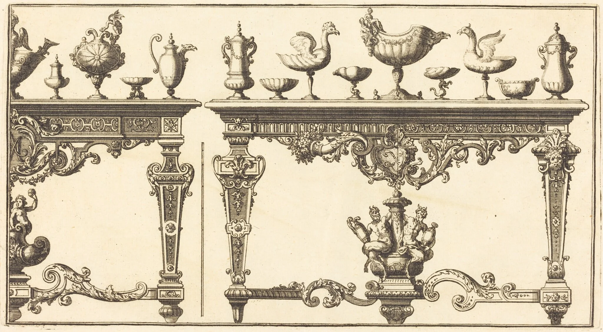 Livre de Tables, by Pierre Lepautre, ink, 1702