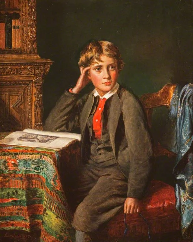 The Artist's Son (William Cotton Faed, 1858 - 1937), by James Faed, unspecified, 1870