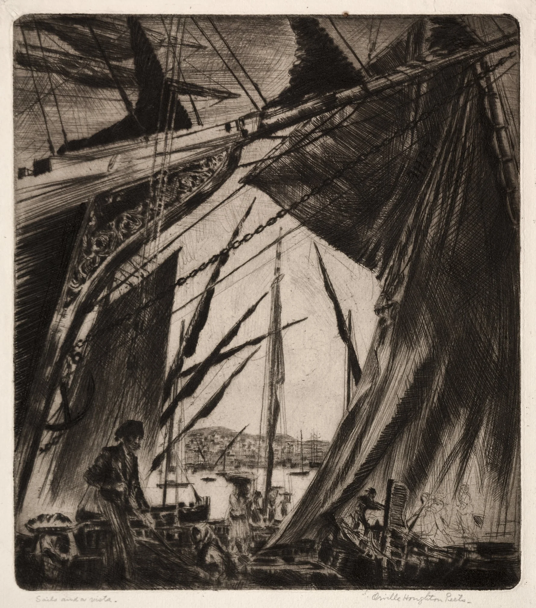 Sails and a Vista, by Orville Houghton Peets, 1934