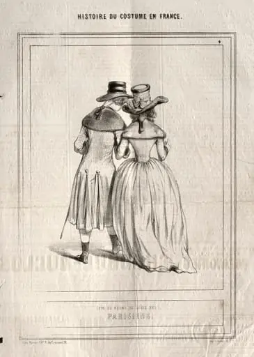 Histoire du Costume en France:  Parisiens