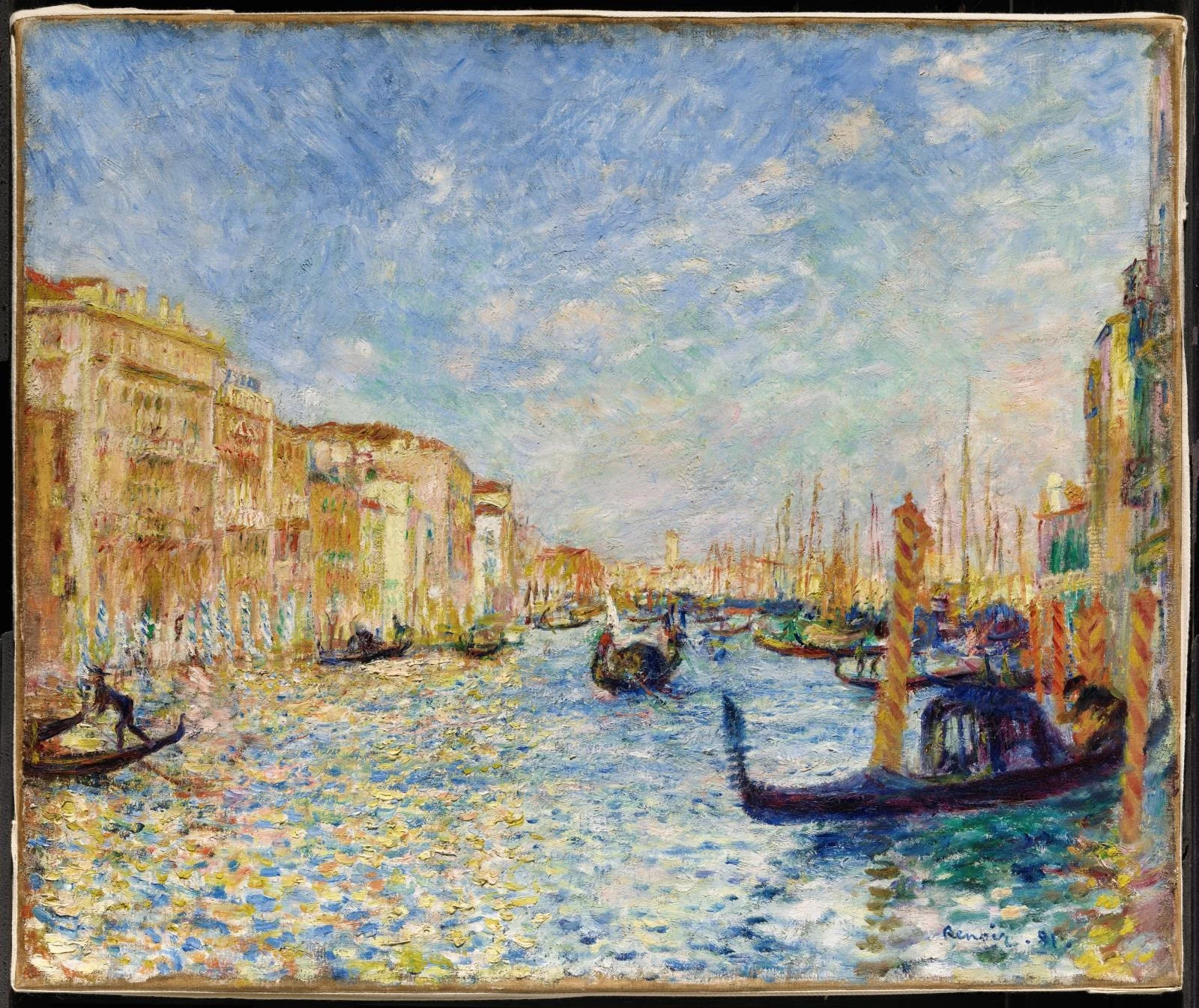 Grand Canal, Venice, by Auguste Renoir, oil, 1891