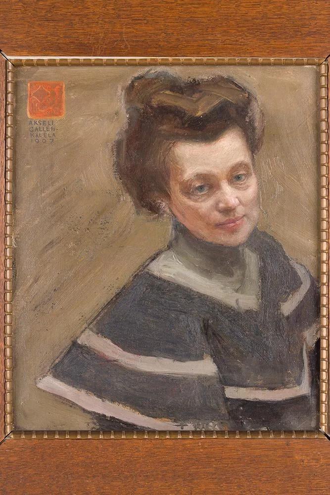 Mary Gallen-Kallelan muotokuva, by Akseli Gallen-Kallela, unspecified