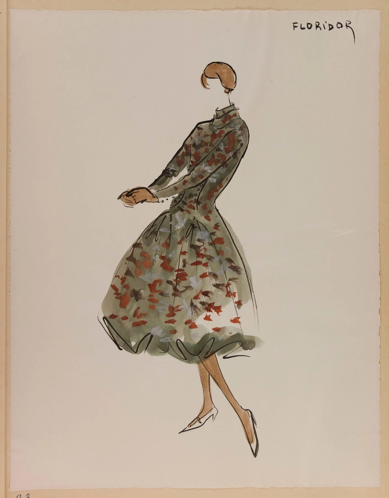 Floridor, by Carven, 1956