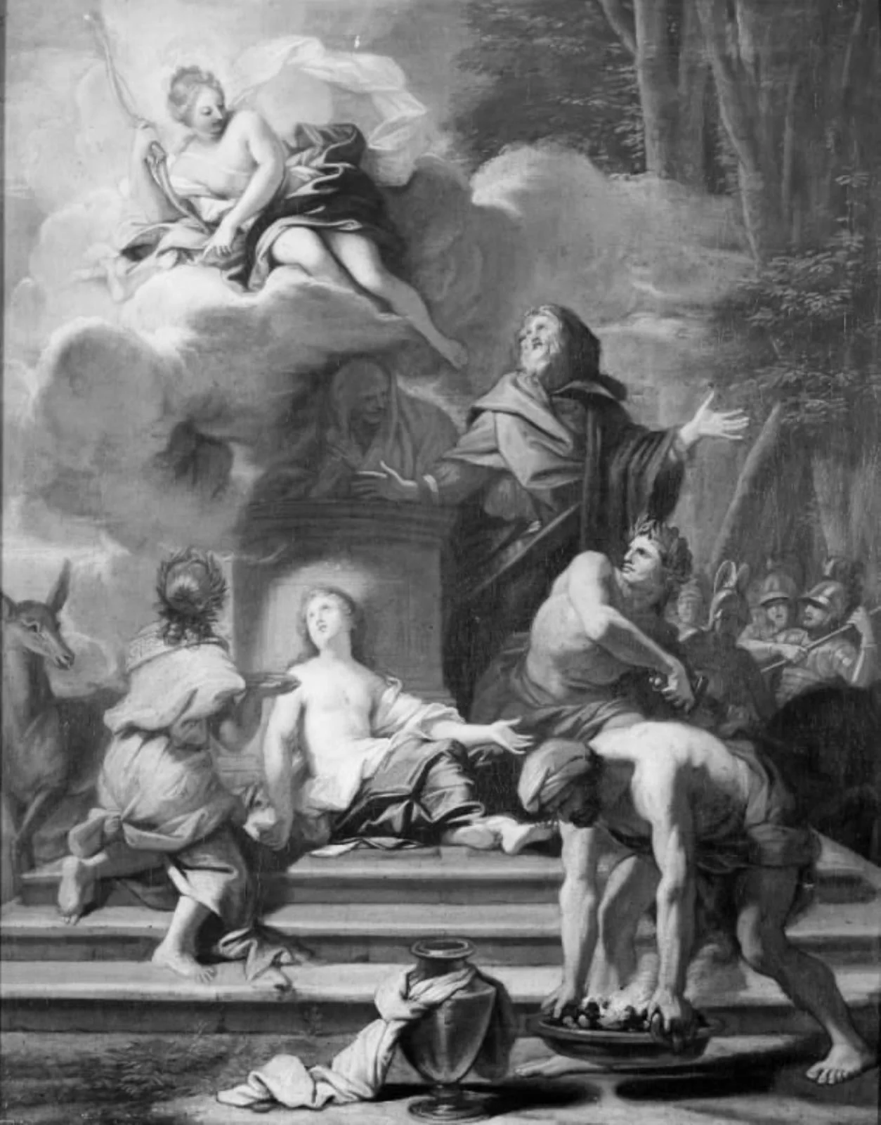 The Sacrifice of Iphigenia, by Unknown, 1750