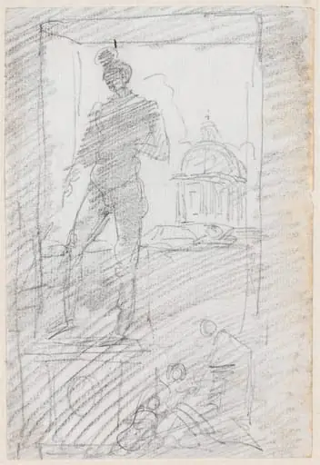 Statue of a Nude before a Window View