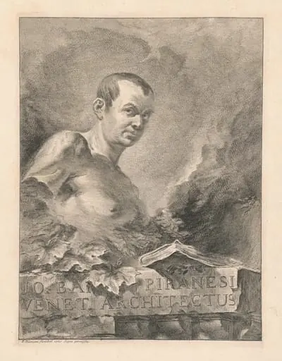 Jo Bap Piranesi Venet Architectus (Portrait of Piranesi)