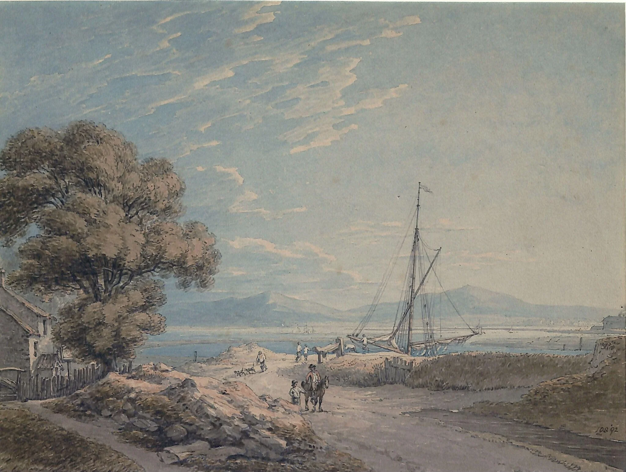 The Isle of Wight from Lymington