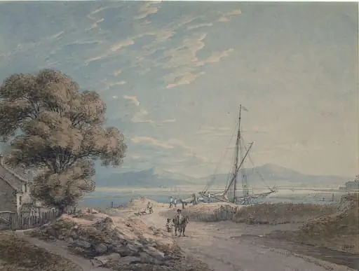 The Isle of Wight from Lymington