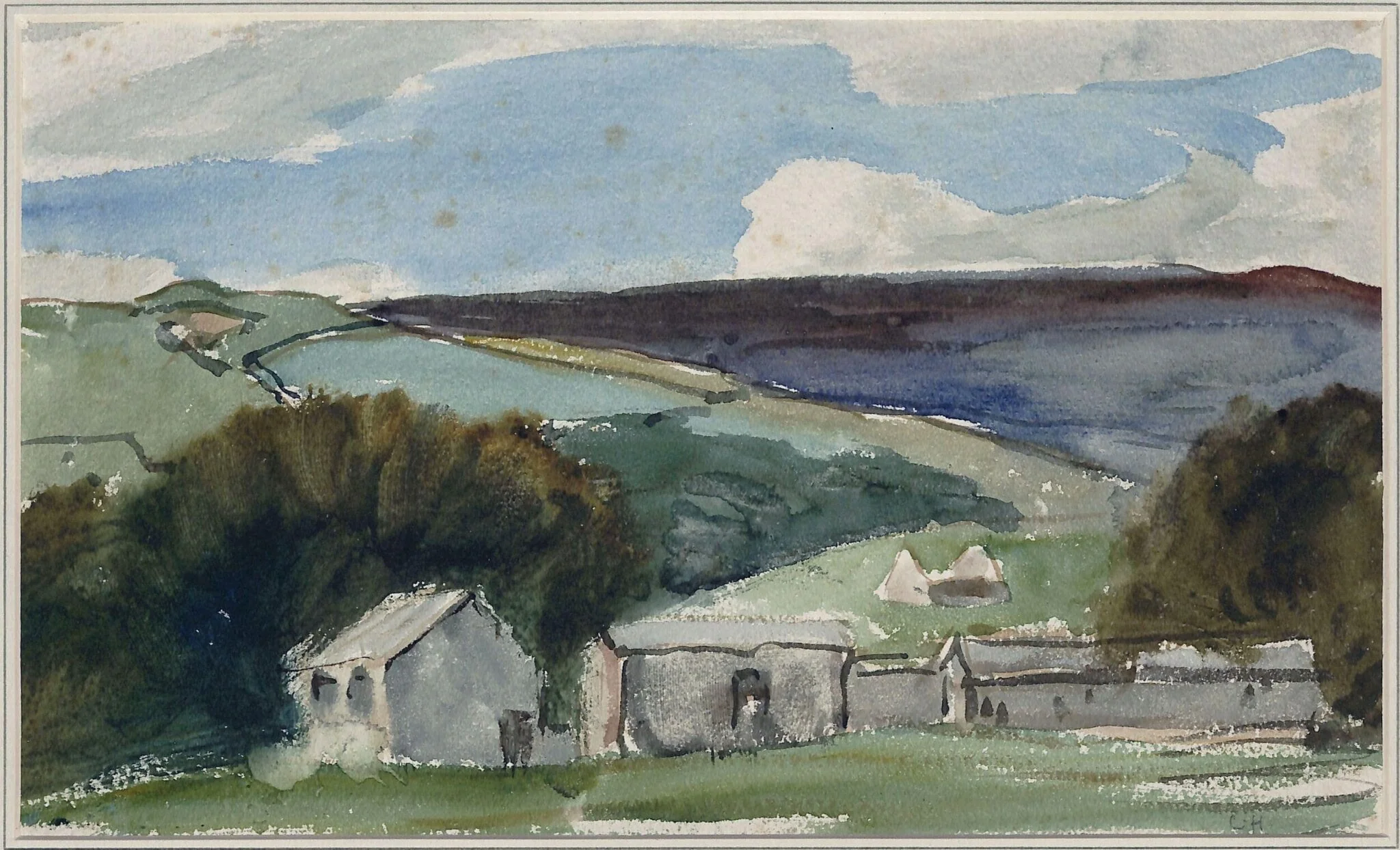 Wensley Dale, by Charles Holroyd, watercolor, 1900