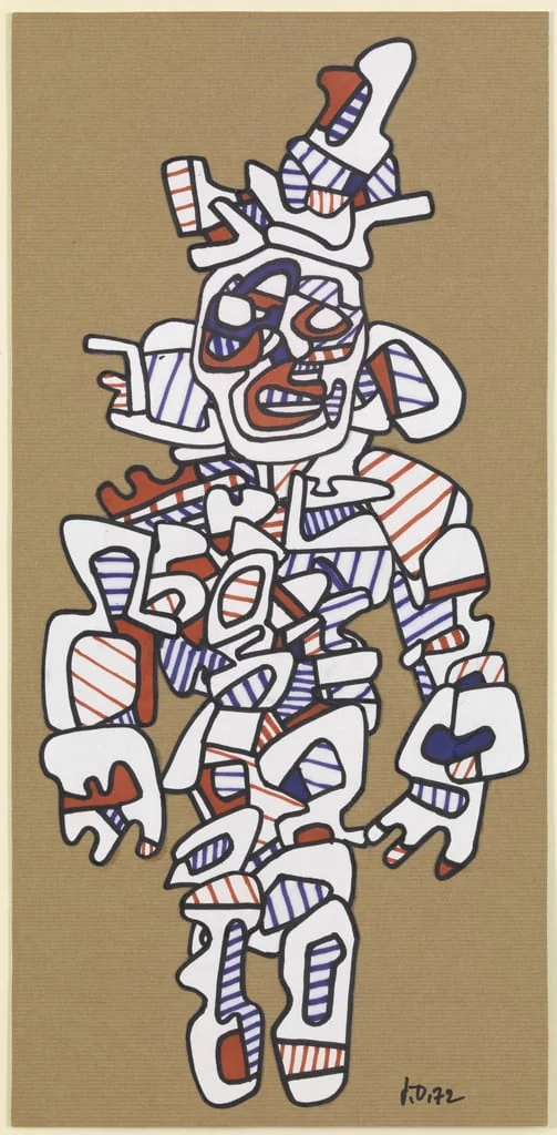 Untitled, by Jean Dubuffet, ink, 1972
