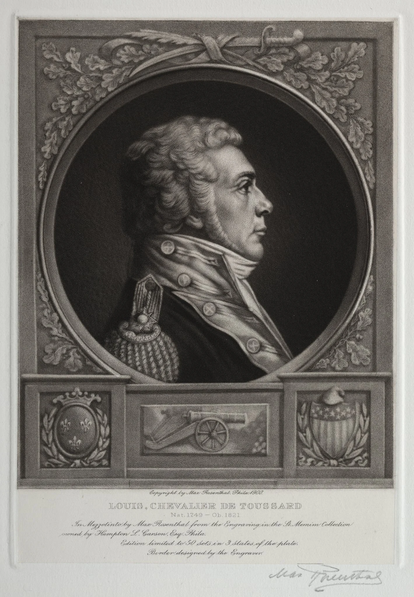 Louis, Chevalier de Toussard, by Max Rosenthal, 1900