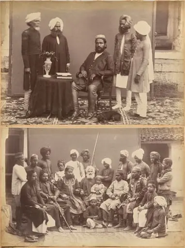 Ramkishore Singh, Rewa (recto, top); Mowhri Rahman Alli Khan family, Rewa (recto, bottom)