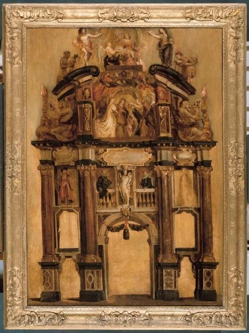 Sketch of the back of the triumphal arch of Philip IV
