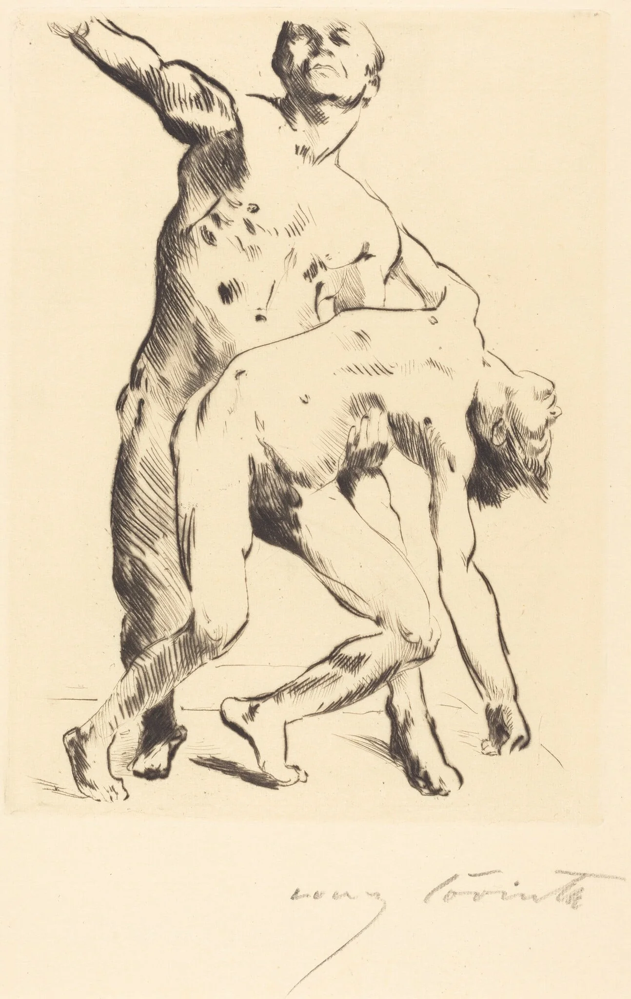 Odysseus und die Freier (Odysseus and the Suitor)