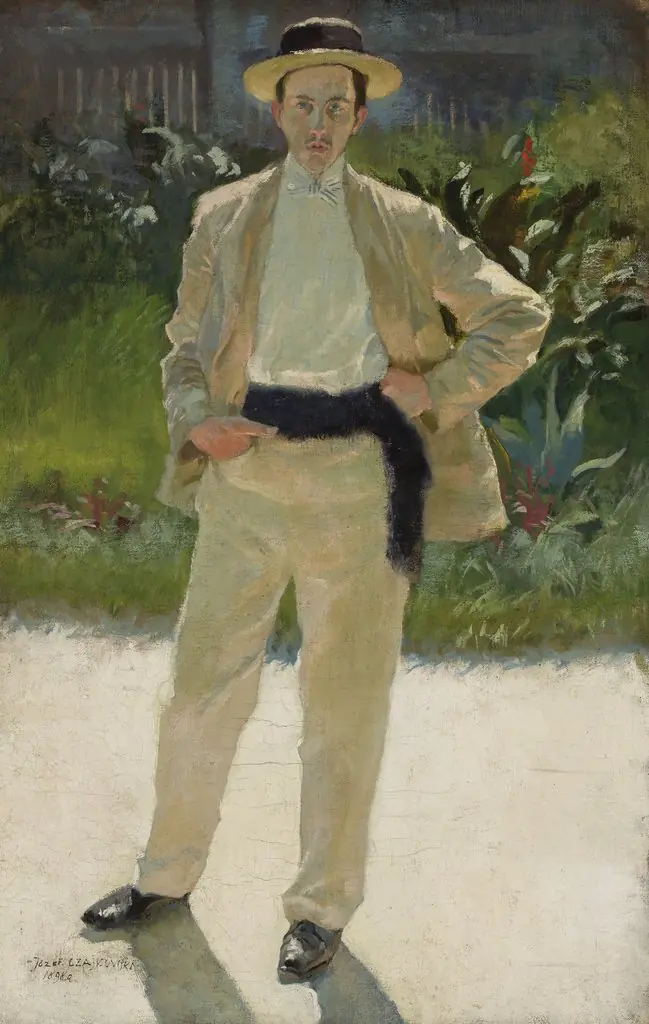 Portrait of Stanisław Czajkowski, painter, artist’s brother