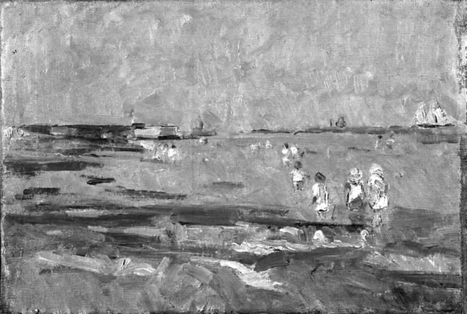 Badende. Refshaleøen, by Unknown, 1914